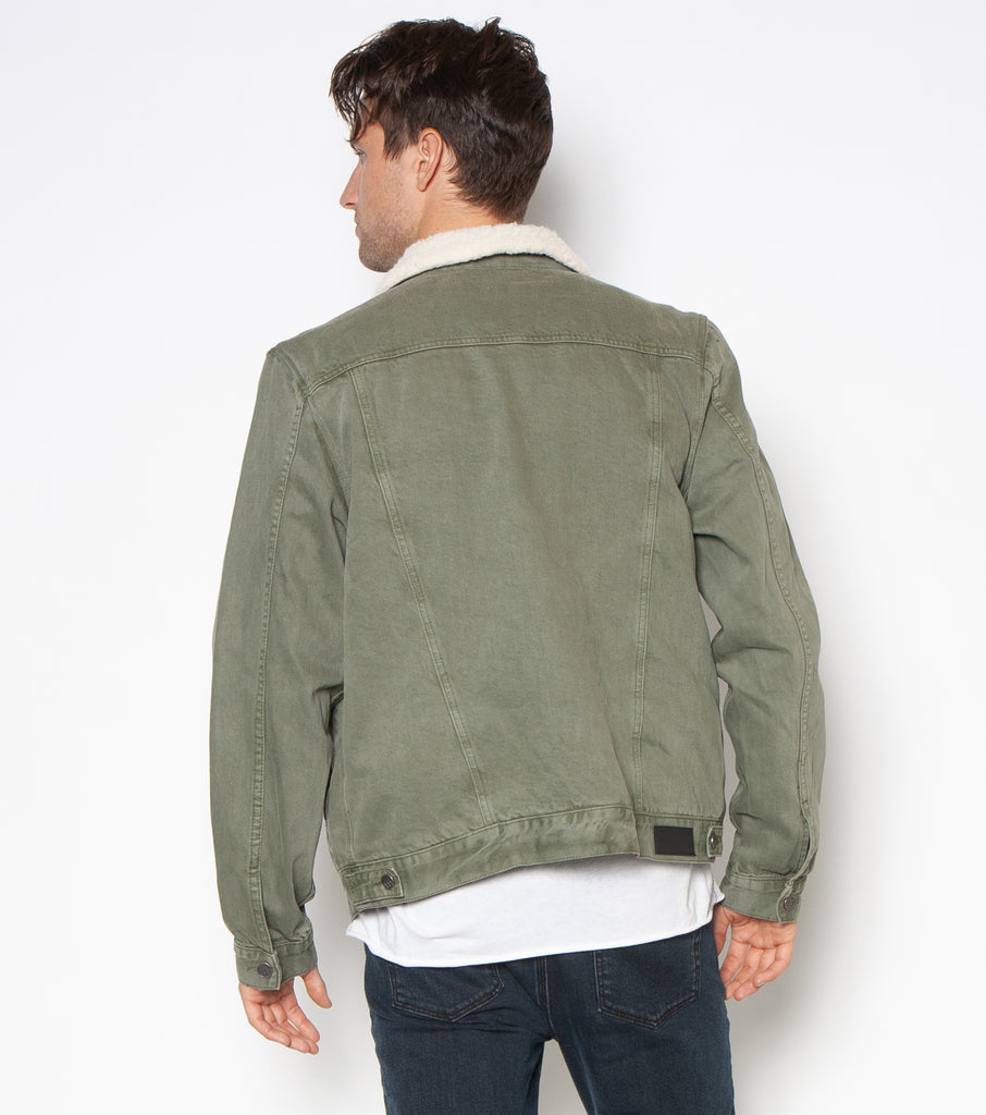 *Sample* Lorry Sherpa Jacket - Army - M