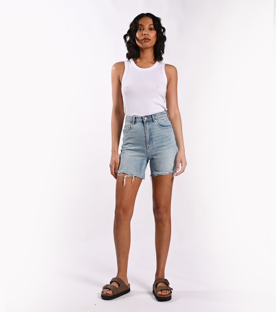 Hi Mum Short Curve – Forever Blue - Ziggy Denim