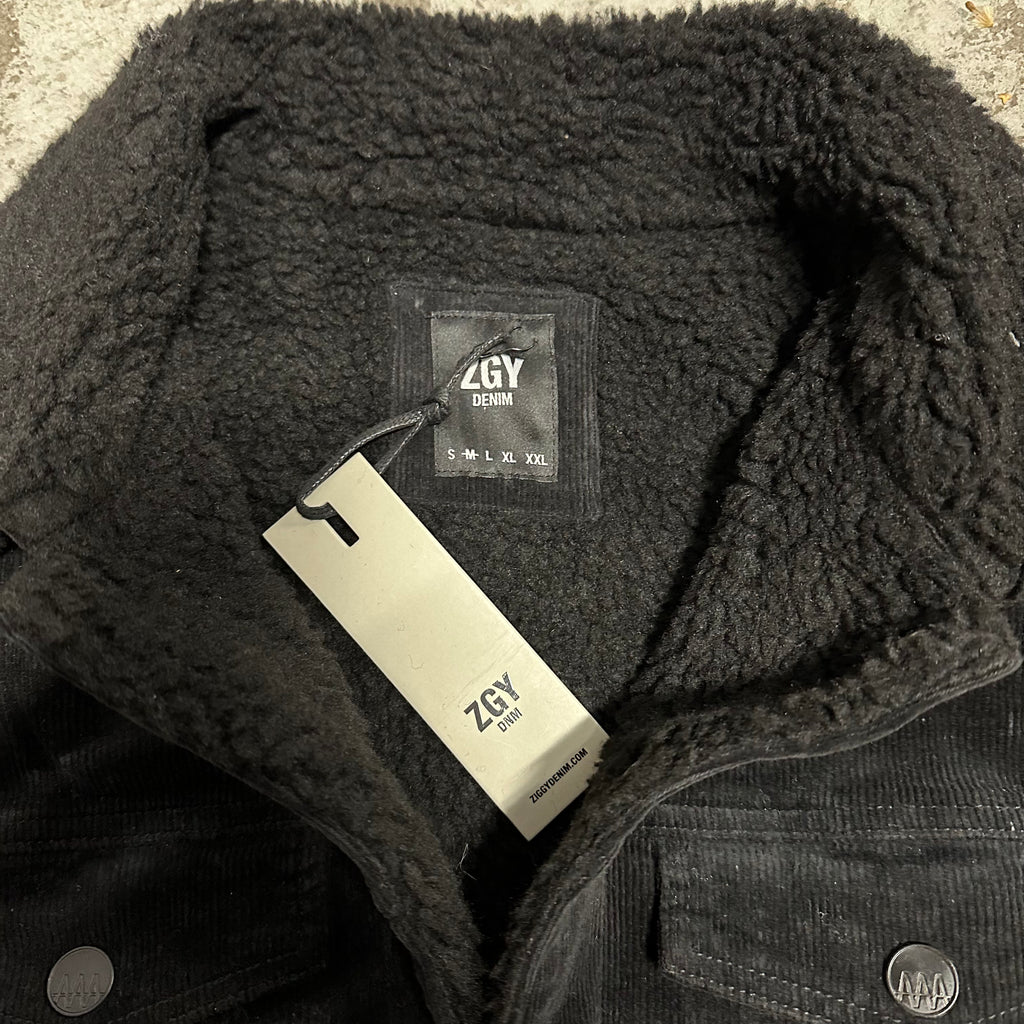 (Copy) *Sample* Lorry Cord Sherpa Jacket - Army - M