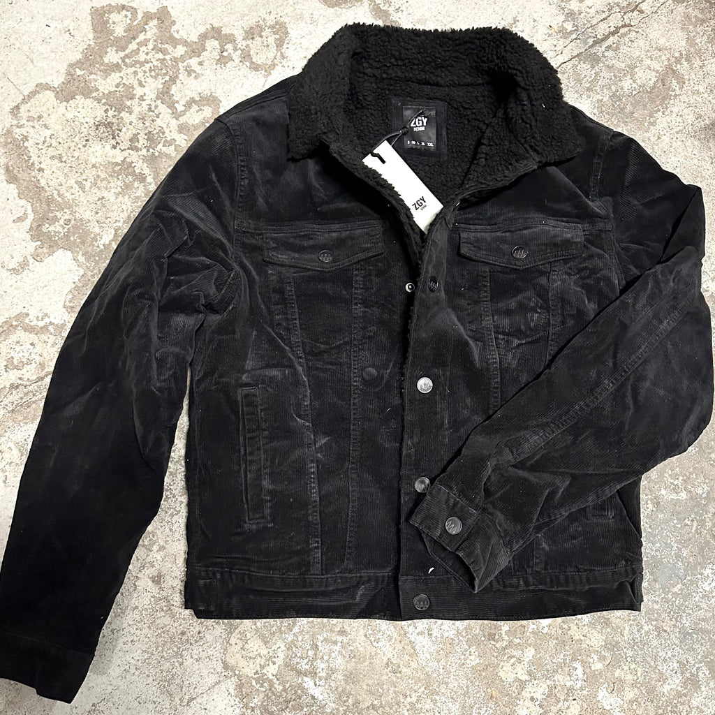 (Copy) *Sample* Lorry Cord Sherpa Jacket - Army - M