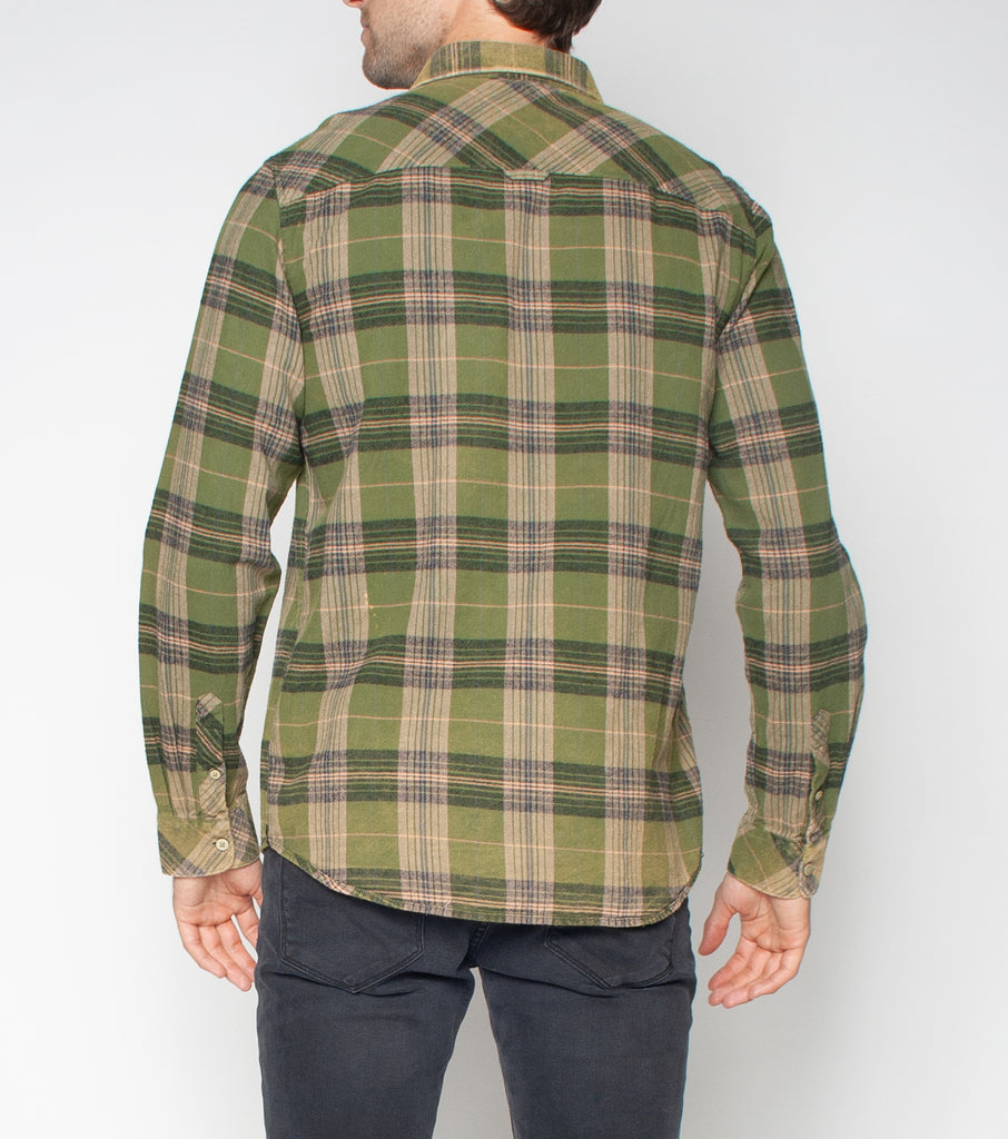 *Sample* WORK SHIRT - GREEN CHECK - M