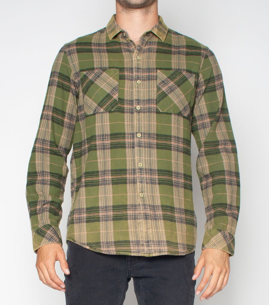 *Sample* WORK SHIRT - GREEN CHECK - M