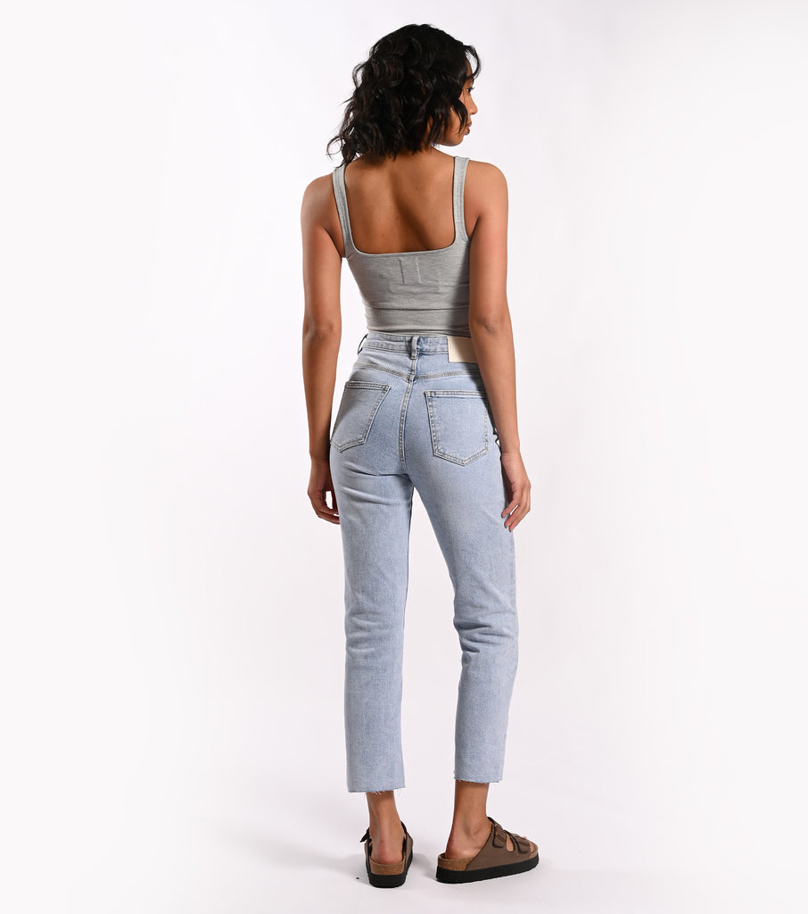 Corset Tank - Grey Marle - Ziggy Denim