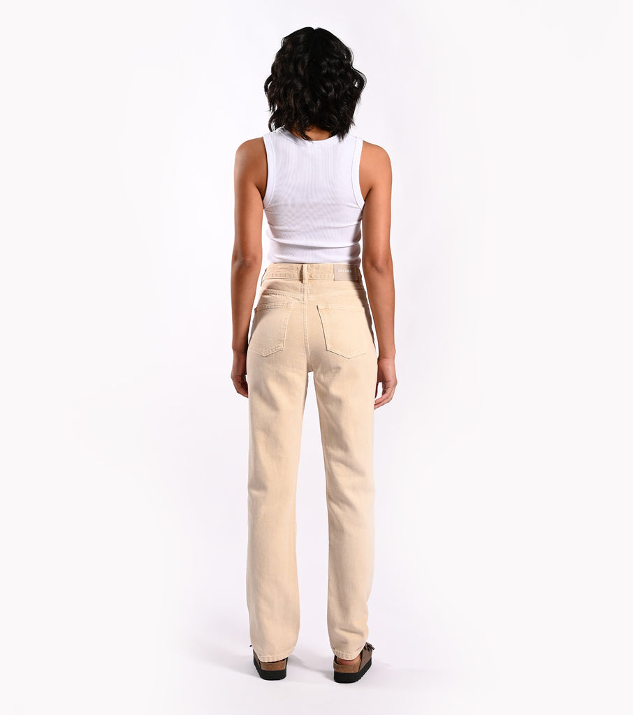 STRAIGHT UP - EXPOSED FRONT  - SANDSTONE (HEMP) - Ziggy Denim