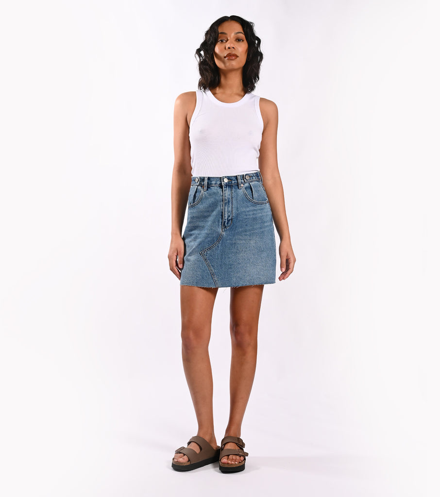 Hi & Loose Skirt - Blue Cult - Ziggy Denim