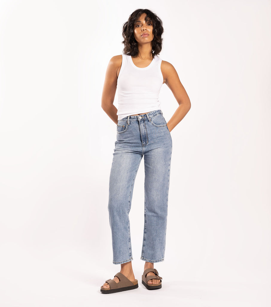 Hi Mum Straight - Blue Realm - Ziggy Denim
