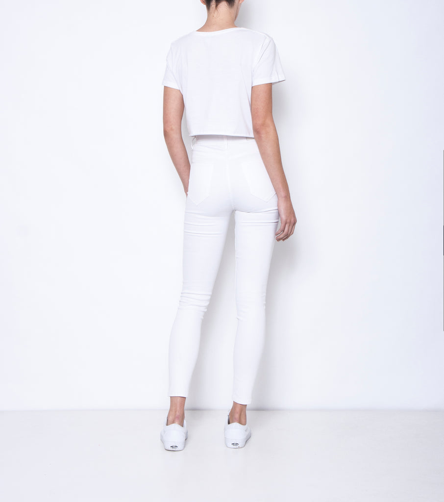 Skyscraper Jean - White Chop - Ziggy Denim