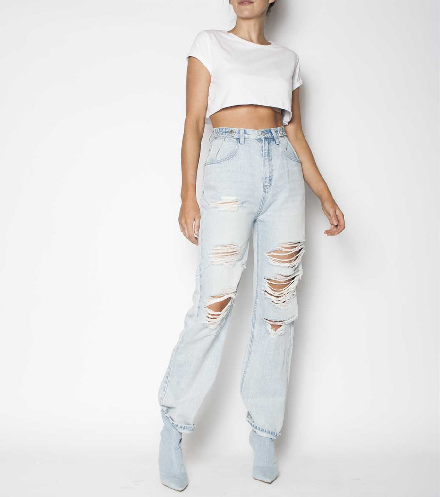 HI & LOOSE JEAN	- STONE RAIDER TRASH - Ziggy Denim